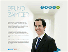 Tablet Screenshot of brunozampier.com.br